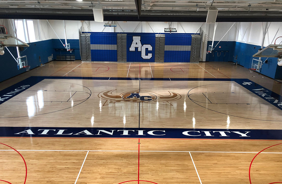 Athletic Maple Sports Wood Floors Systems - North Eastern Floors